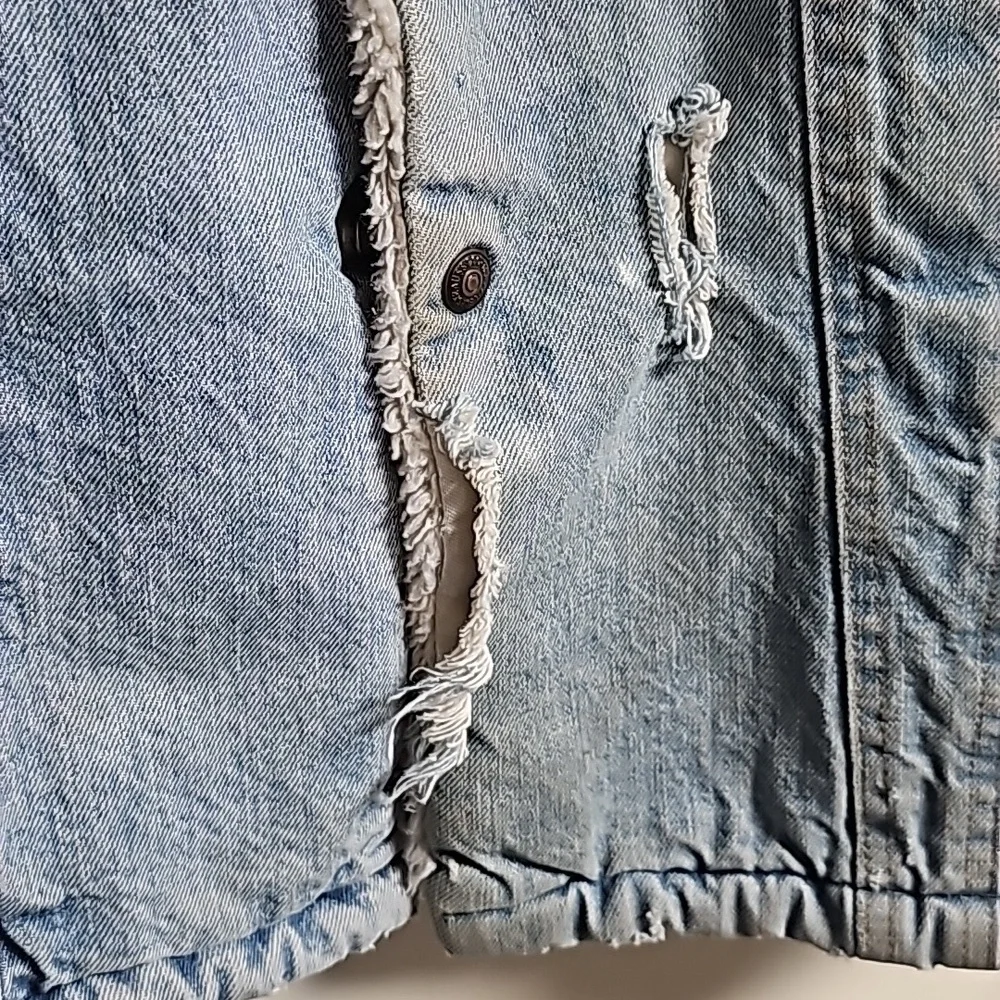 Rare Vintage Levi's Workwear Sherpa Truckers Coat - Picture 7 of 10